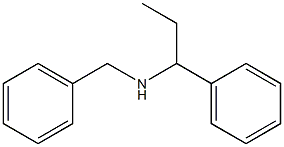 benzyl(1-phenylpropyl)amine Structure
