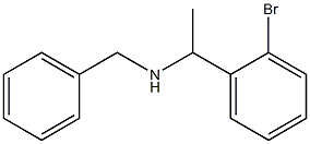 benzyl[1-(2-bromophenyl)ethyl]amine 구조식 이미지