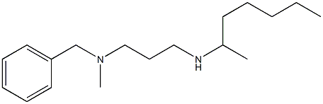 benzyl[3-(heptan-2-ylamino)propyl]methylamine 구조식 이미지