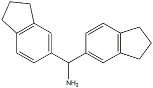 bis(2,3-dihydro-1H-inden-5-yl)methanamine 구조식 이미지