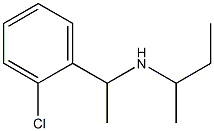 butan-2-yl[1-(2-chlorophenyl)ethyl]amine Structure