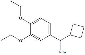 cyclobutyl(3,4-diethoxyphenyl)methanamine Structure