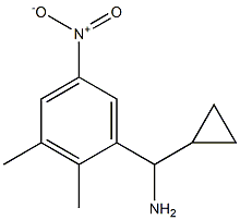 cyclopropyl(2,3-dimethyl-5-nitrophenyl)methanamine 구조식 이미지
