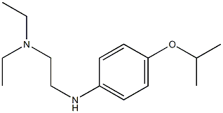 diethyl(2-{[4-(propan-2-yloxy)phenyl]amino}ethyl)amine 구조식 이미지