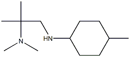 dimethyl({2-methyl-1-[(4-methylcyclohexyl)amino]propan-2-yl})amine 구조식 이미지