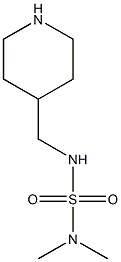 dimethyl[(piperidin-4-ylmethyl)sulfamoyl]amine 구조식 이미지