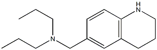 dipropyl(1,2,3,4-tetrahydroquinolin-6-ylmethyl)amine Structure
