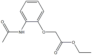 ethyl 2-(2-acetamidophenoxy)acetate 구조식 이미지