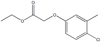 ethyl 2-(4-chloro-3-methylphenoxy)acetate 구조식 이미지