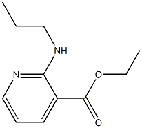 ethyl 2-(propylamino)pyridine-3-carboxylate 구조식 이미지