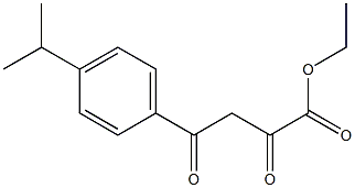 ethyl 2,4-dioxo-4-[4-(propan-2-yl)phenyl]butanoate 구조식 이미지