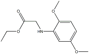 ethyl 2-[(2,5-dimethoxyphenyl)amino]acetate 구조식 이미지