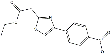 ethyl 2-[4-(4-nitrophenyl)-1,3-thiazol-2-yl]acetate Structure