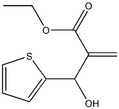 ethyl 2-[hydroxy(thiophen-2-yl)methyl]prop-2-enoate Structure