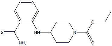 ethyl 4-[(2-carbamothioylphenyl)amino]piperidine-1-carboxylate 구조식 이미지