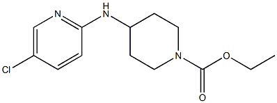 ethyl 4-[(5-chloropyridin-2-yl)amino]piperidine-1-carboxylate Structure