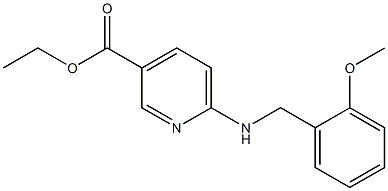 ethyl 6-{[(2-methoxyphenyl)methyl]amino}pyridine-3-carboxylate Structure