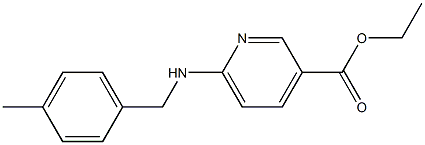 ethyl 6-{[(4-methylphenyl)methyl]amino}pyridine-3-carboxylate 구조식 이미지