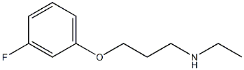 ethyl[3-(3-fluorophenoxy)propyl]amine 구조식 이미지