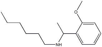 hexyl[1-(2-methoxyphenyl)ethyl]amine Structure