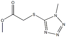 methyl 2-[(1-methyl-1H-1,2,3,4-tetrazol-5-yl)sulfanyl]acetate Structure