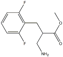 methyl 3-amino-2-[(2,6-difluorophenyl)methyl]propanoate 구조식 이미지