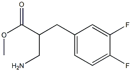 methyl 3-amino-2-[(3,4-difluorophenyl)methyl]propanoate Structure