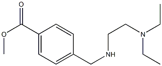 methyl 4-({[2-(diethylamino)ethyl]amino}methyl)benzoate Structure