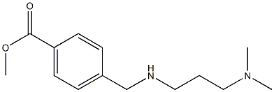 methyl 4-({[3-(dimethylamino)propyl]amino}methyl)benzoate Structure