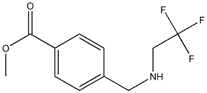 methyl 4-{[(2,2,2-trifluoroethyl)amino]methyl}benzoate 구조식 이미지