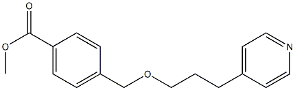 methyl 4-{[3-(pyridin-4-yl)propoxy]methyl}benzoate 구조식 이미지