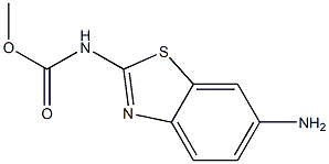 methyl N-(6-amino-1,3-benzothiazol-2-yl)carbamate 구조식 이미지