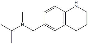 methyl(propan-2-yl)(1,2,3,4-tetrahydroquinolin-6-ylmethyl)amine 구조식 이미지
