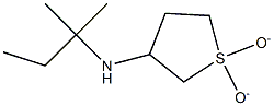 N-(1,1-dimethylpropyl)-N-(1,1-dioxidotetrahydrothien-3-yl)amine 구조식 이미지