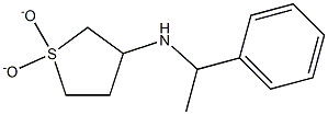 N-(1,1-dioxidotetrahydrothien-3-yl)-N-(1-phenylethyl)amine 구조식 이미지