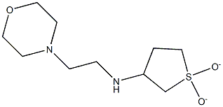 N-(1,1-dioxidotetrahydrothien-3-yl)-N-(2-morpholin-4-ylethyl)amine 구조식 이미지