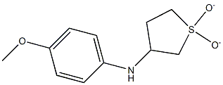 N-(1,1-dioxidotetrahydrothien-3-yl)-N-(4-methoxyphenyl)amine 구조식 이미지