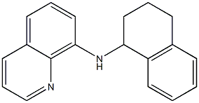 N-(1,2,3,4-tetrahydronaphthalen-1-yl)quinolin-8-amine 구조식 이미지