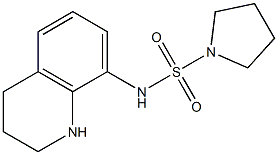 N-(1,2,3,4-tetrahydroquinolin-8-yl)pyrrolidine-1-sulfonamide Structure