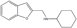 N-(1-benzofuran-2-ylmethyl)cyclohexanamine Structure