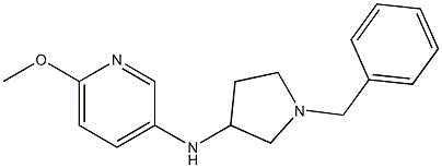 N-(1-benzylpyrrolidin-3-yl)-6-methoxypyridin-3-amine 구조식 이미지