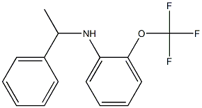 N-(1-phenylethyl)-2-(trifluoromethoxy)aniline 구조식 이미지