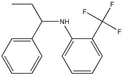 N-(1-phenylpropyl)-2-(trifluoromethyl)aniline Structure