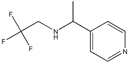 N-(1-pyridin-4-ylethyl)-N-(2,2,2-trifluoroethyl)amine Structure