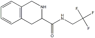 N-(2,2,2-trifluoroethyl)-1,2,3,4-tetrahydroisoquinoline-3-carboxamide 구조식 이미지