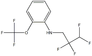 N-(2,2,3,3-tetrafluoropropyl)-2-(trifluoromethoxy)aniline Structure