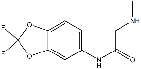 N-(2,2-difluoro-1,3-benzodioxol-5-yl)-2-(methylamino)acetamide Structure