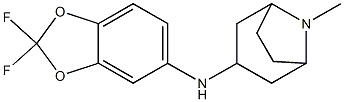 N-(2,2-difluoro-2H-1,3-benzodioxol-5-yl)-8-methyl-8-azabicyclo[3.2.1]octan-3-amine 구조식 이미지