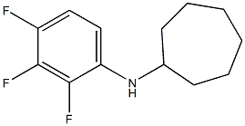 N-(2,3,4-trifluorophenyl)cycloheptanamine Structure