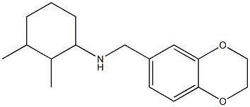 N-(2,3-dihydro-1,4-benzodioxin-6-ylmethyl)-2,3-dimethylcyclohexan-1-amine Structure